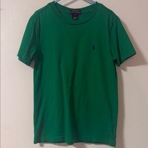 Polo by Ralph Lauren Kelly Green Crew Neck Short Sleeve Tee,boys size 6 like new